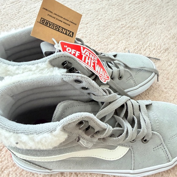 Vans Shoes - Vans Light Gray High-Top Sneakers